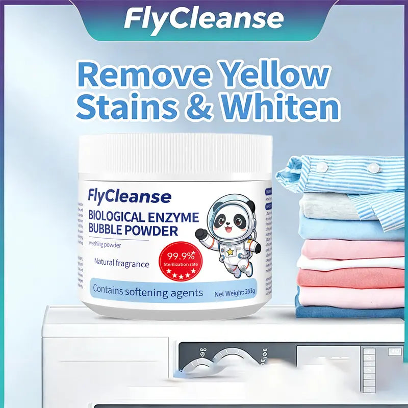 Flycleanse Highly Concentrated Laundry Detergent Deep-cleans grease, sweat, and fruit stains Effectively eliminates odors with long-lasting fragrance Powerful stain removal