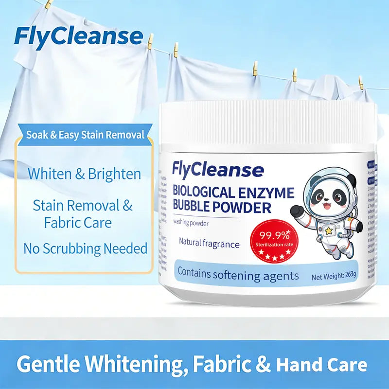 Flycleanse Highly Concentrated Laundry Detergent Deep-cleans grease, sweat, and fruit stains Effectively eliminates odors with long-lasting fragrance Powerful stain removal