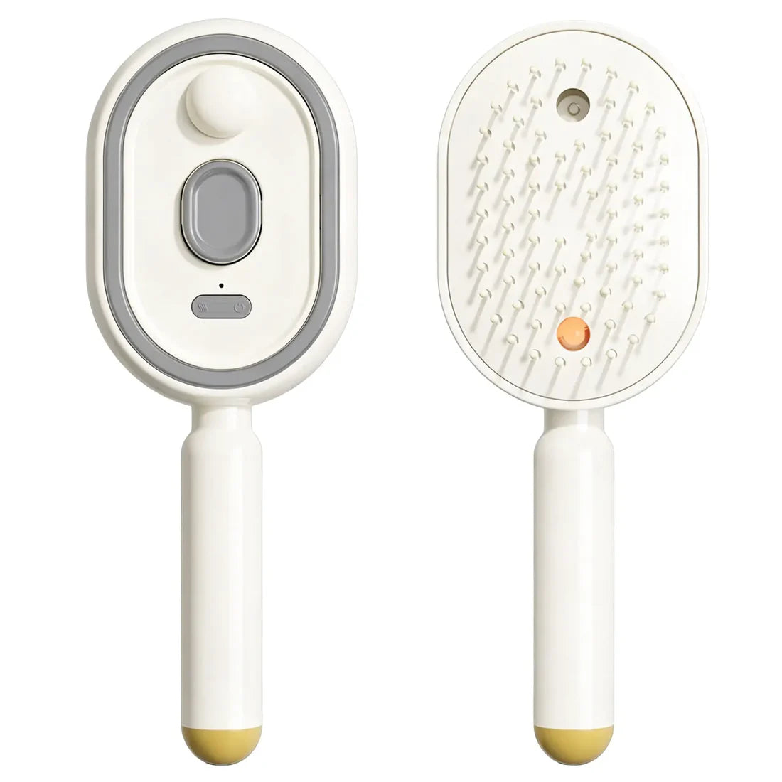 Self-Cleaning Hair Brush – Massage Detangling Brush for All Hair Types, One-Click Bristle Retraction for Easy Hair Removal, Scalp Massage & Smoother Hair