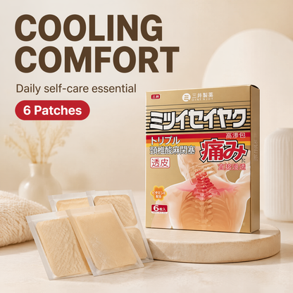 DRMITSUI Seiyaku Far Infrared Thermal Bone Pain Relief Patches – 6 Patches/Bag