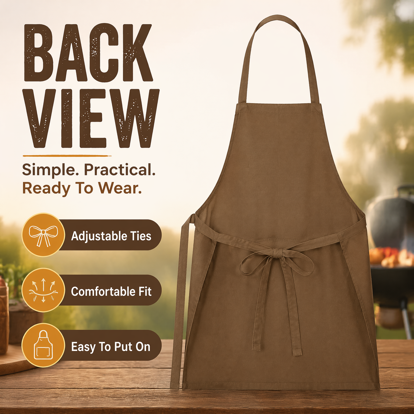 Funny BBQ Apron with Hidden Surprise – Hilarious Gag Gift for Parties, Grilling, & Social Gatherings