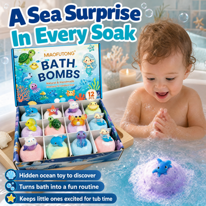 The Ultimate Bath Time Surprise: Kids' Animal Toy Bath Bomb Collection