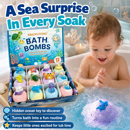 The Ultimate Bath Time Surprise: Kids' Animal Toy Bath Bomb Collection