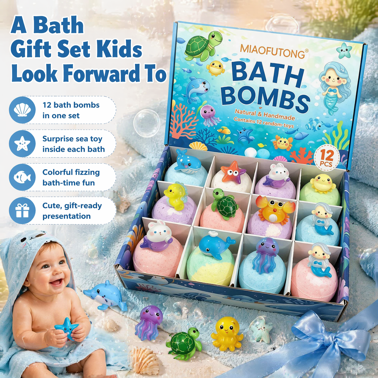 The Ultimate Bath Time Surprise: Kids' Animal Toy Bath Bomb Collection